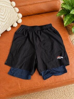 Denver Broncos Black Team Color Lining Shorts